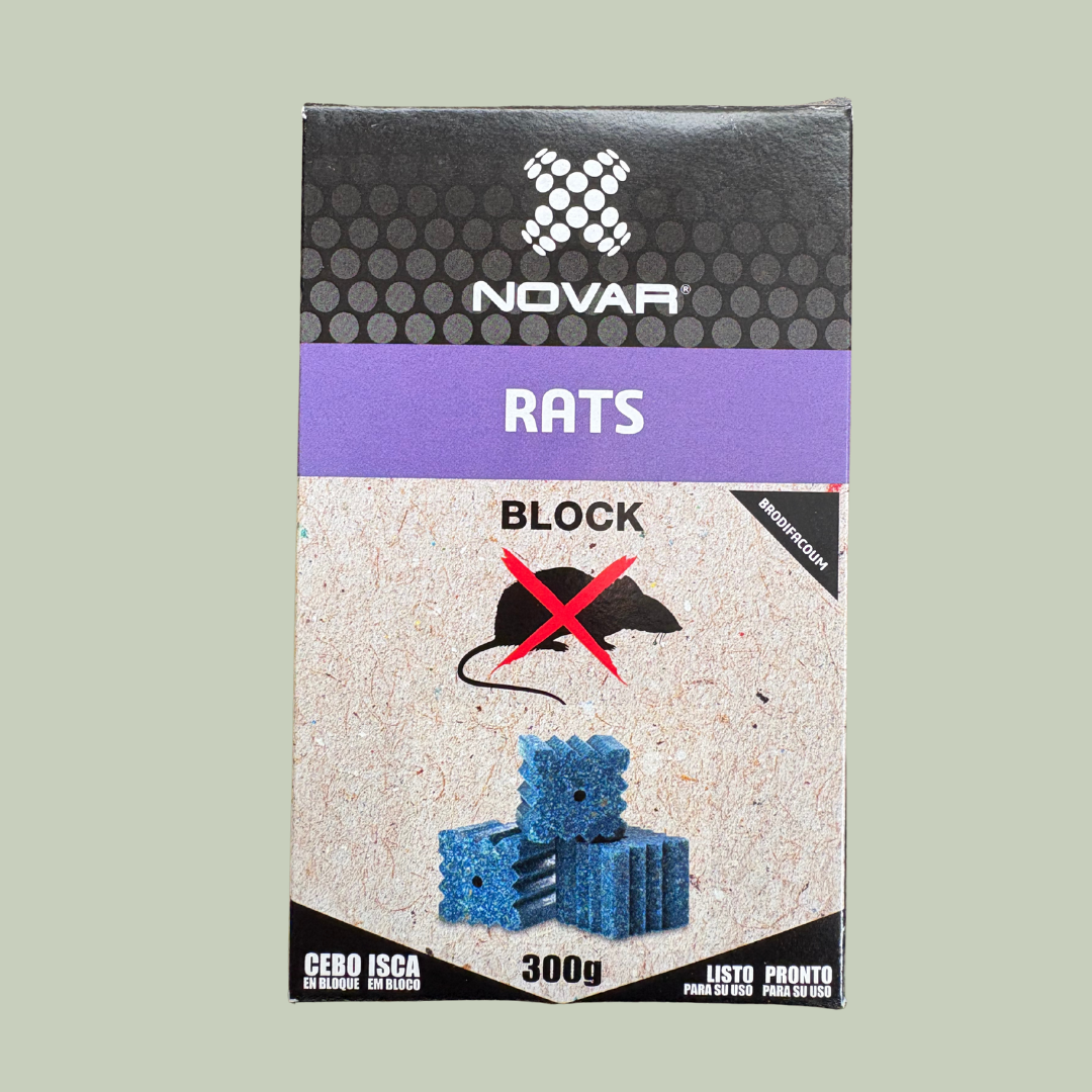 Blocs Brodifacoum Anti-Rongeurs – 300g