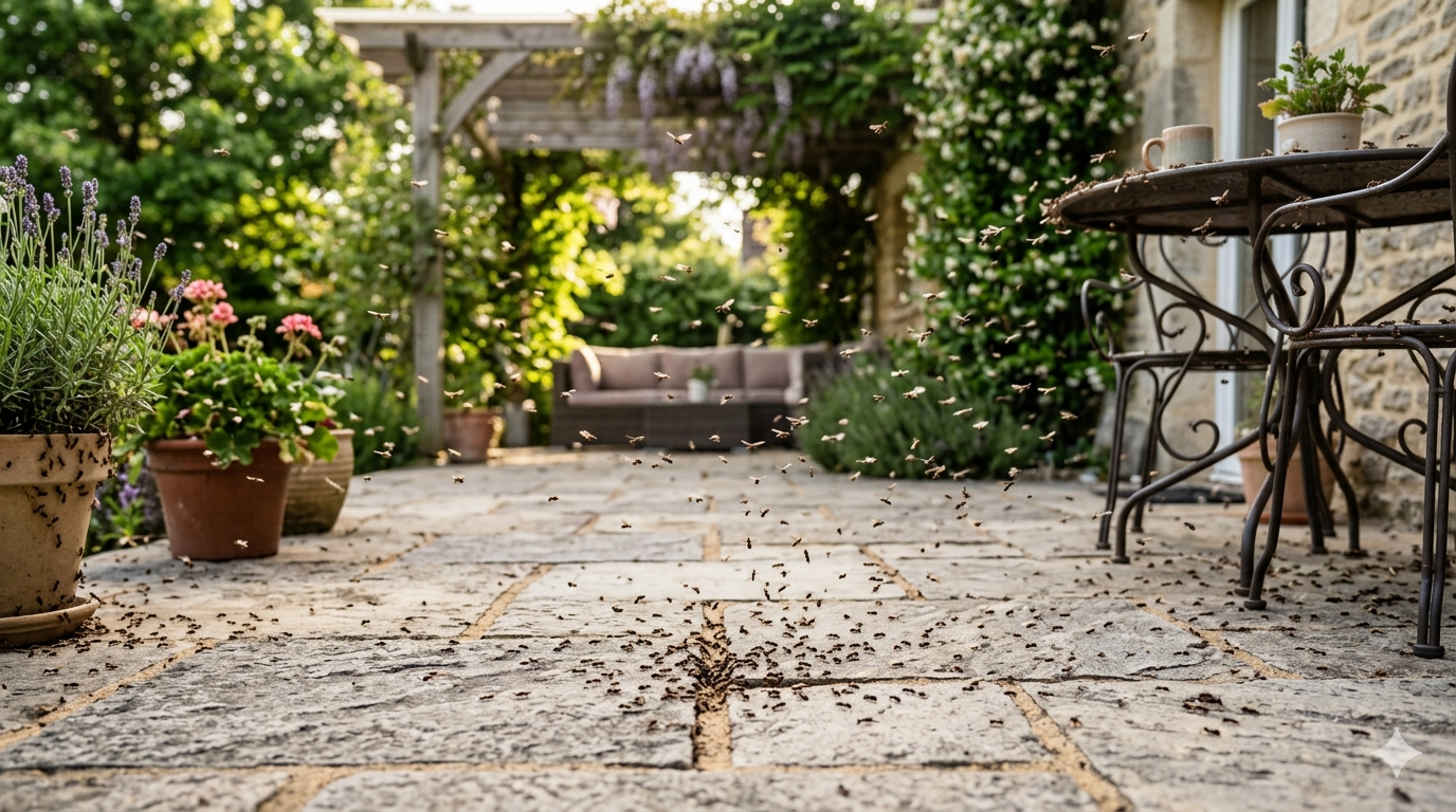 Fourmi volante sur la terrasse : quelles solutions ?