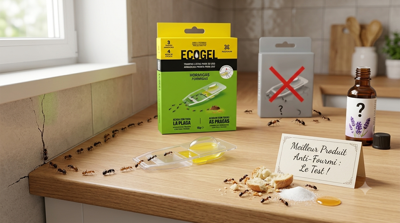 Meilleur produit anti fourmis : maison vs professionnel
