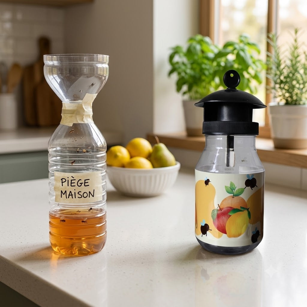 Piège à moucheron maison vs professionnel