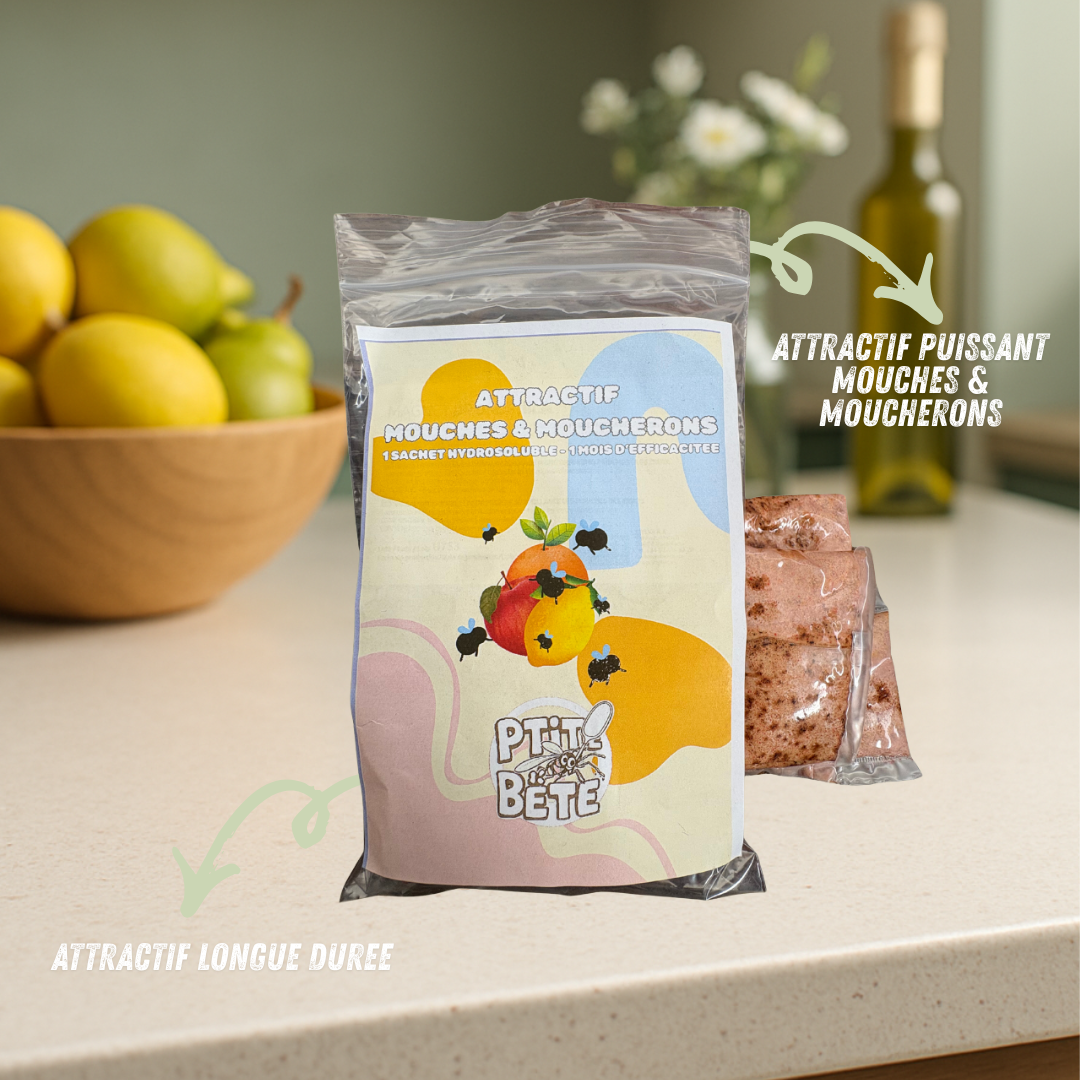 Recharge attractif pour piège à moucherons